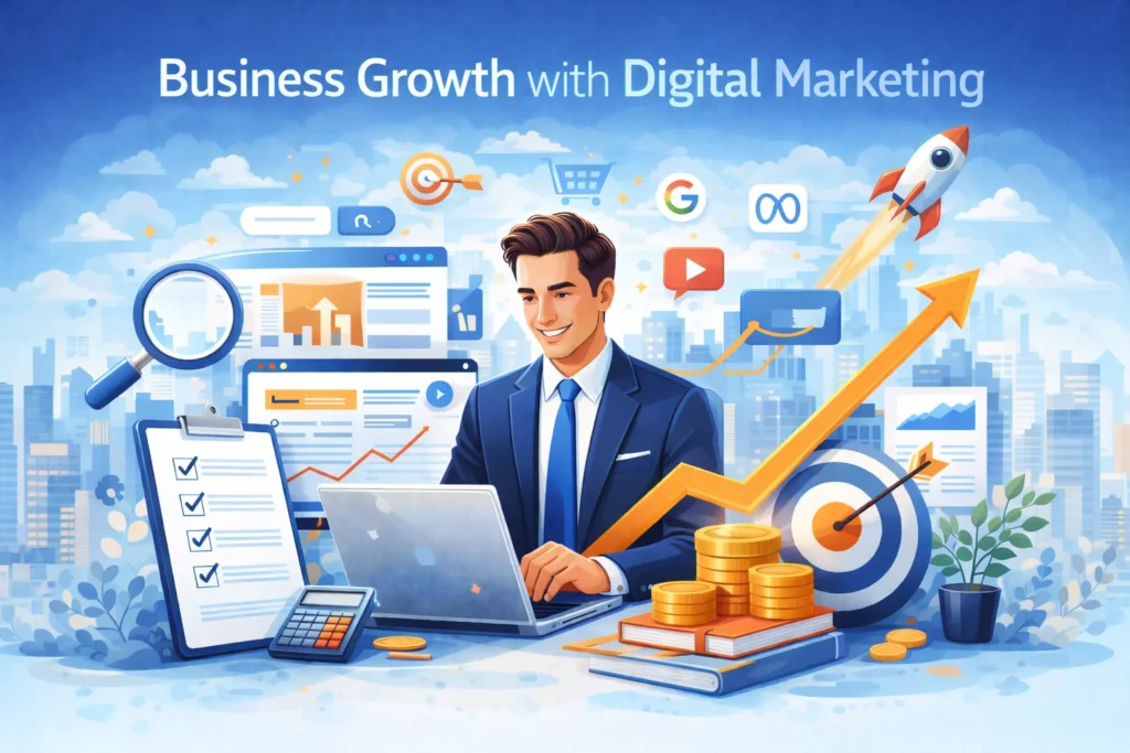 BUISNESS GROWTH WITH DIGITAL MARKETING 