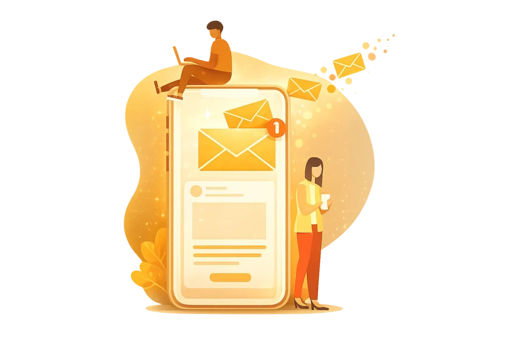 “Email marketing campaigns for customer engagement and lead nurturing”