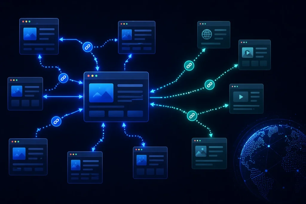 Internal and external link building strategy — how SEO links connect your business website