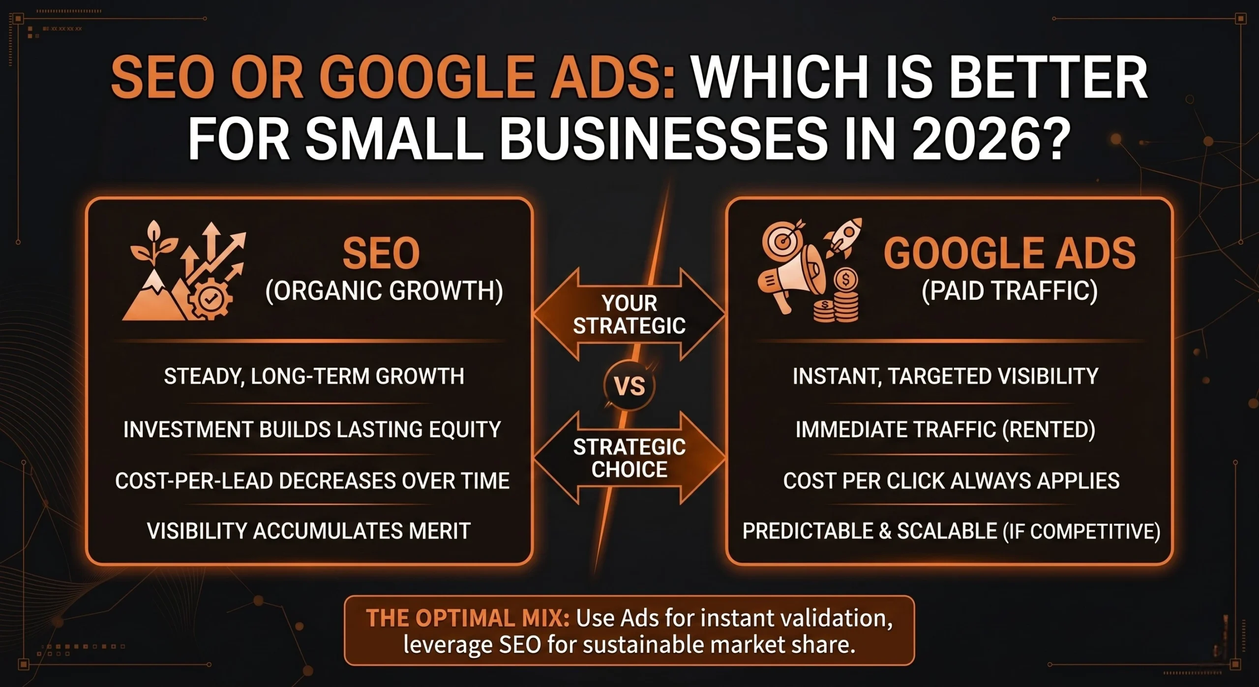 You are currently viewing SEO vs Google Ads: Which Is Better for Small Businesses in 2026?